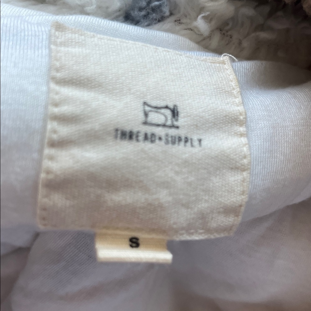 Thread & Supply Cream Sherpa Pullover - Picture 4 of 4